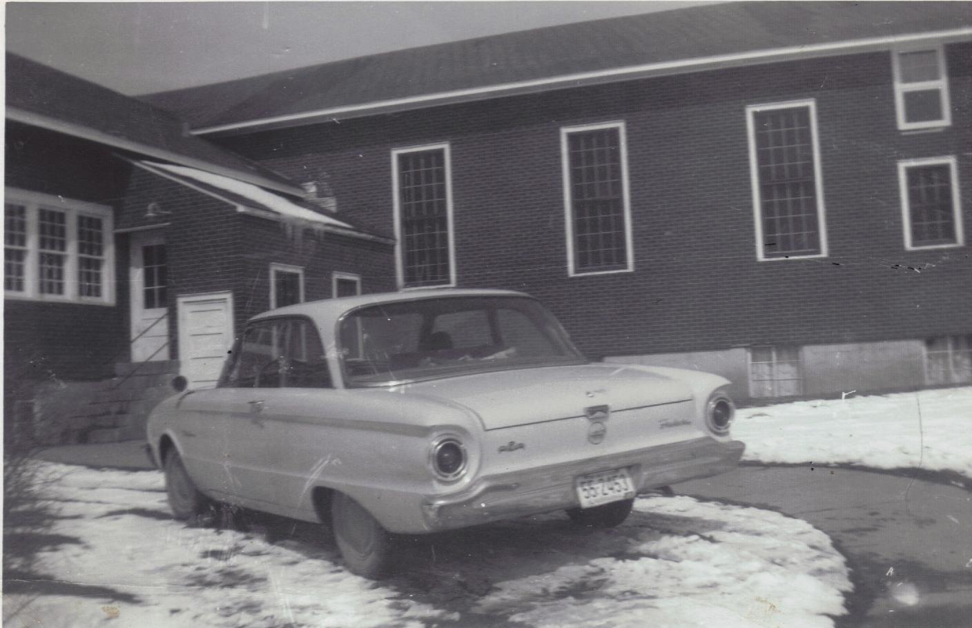 Car at church